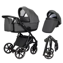 купить Детская коляска Angelina Carucior 2in1 Velio Lux Graphite Grey VL-33 в Кишинёве 