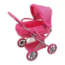 cumpără Păpușă Baby Mix 34230 Коляска для кукол розовый горох în Chișinău 