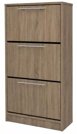 cumpără Raft pentru încălțăminte Mashtab 11960 Soria cu 3 sertare (640x290x1250) Trufă în Chișinău 