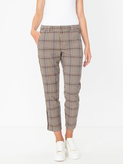 Брюки Tom Tailor Коричневый в клетку tom tailor 1013637