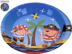 Набор тарелок бумажных Pirates 8шт, 23cm