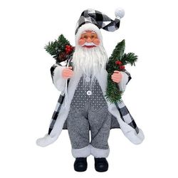 купить Новогодний декор Promstore 02519 Mos Crăciun, 45cm, Nordic Style cu crengi de brad в Кишинёве 