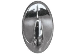 Крючки самоклеюшиеся 9шт овал 2X2.5cm, хром