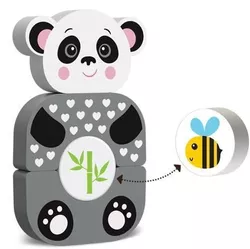 cumpără Jucărie Kids Hits KH20/004 Деревянные кубики Cute Panda în Chișinău 
