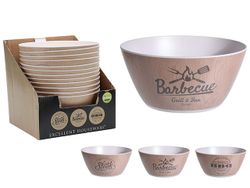 Salatiera EH Barbecue D25.5X11.5cm, bambus