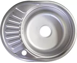 cumpără Chiuvetă bucătărie Rubano HD6044D incastrabila 570x450x180mm. (dreapta),inox, decor-0,8mm în Chișinău 