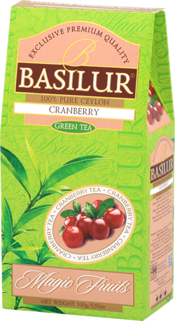 Зеленый чай Basilur Magic Fruits, Cranberry, 100 г
