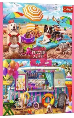 cumpără Puzzle Trefl 37533 Puzzle 2x500. Timp de vara în Chișinău 