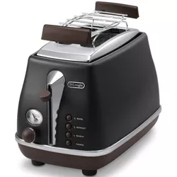 cumpără Toaster DeLonghi CTOV2103.BK Icona Vintage în Chișinău 