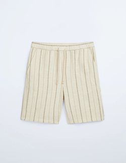 Шорты ZARA Бежевый в полоску 6917/301/251