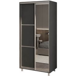 cumpără Dulap my-STYLE C10H0T01AM02-U23, 100x200, антрацит în Chișinău 