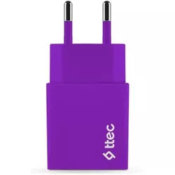 cumpără Încărcător cu fir ttec 2SCS20MMR USB to Micro USB 2.1A (1.2m), Purple în Chișinău 