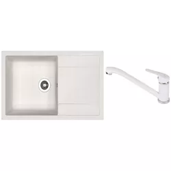 купить Мойка кухонная со смесителем Dr.Gans Techno 860 + SanDonna F 1069 alb в Кишинёве 