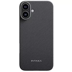 cumpără Husă pentru smartphone Pitaka Ultra-Slim Case for iPhone 16 Plus Black/Grey (KI1601MA) în Chișinău 