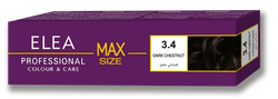 Краска для волос, SOLVEX Elea Max, 100 мл., 3.4 - Тёмный каштан