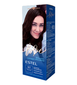 Vopsea p/u păr, ESTEL Love, 100 ml., 5/7 - Ciocolată