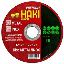 cumpără Disc de tăiere Haki 8002 по металлу Premium 125x1.6 în Chișinău 