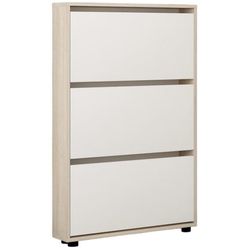 купить Полка для обуви Mobildor-Lux Leo Slim 50x16x125H cm Sonoma/White в Кишинёве 