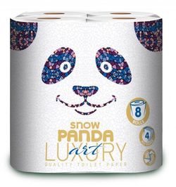 Туалетная бумага PANDA LUXURY 4 слоя 20.8м*8 Fashion