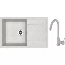 купить Мойка кухонная со смесителем Dr.Gans Techno 860 + SanDonna F 7073 gri в Кишинёве 