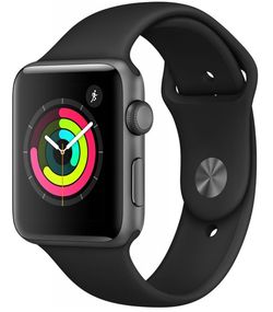 Apple Watch 3 42mm/Space Gray Aluminium, MTF32 GPS