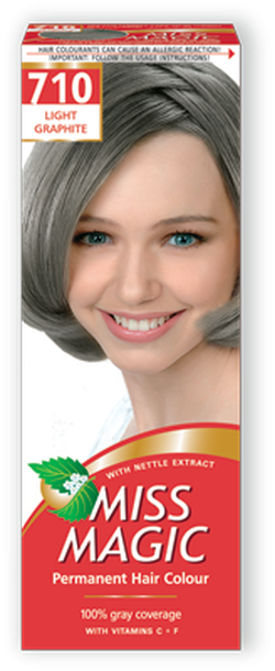 Краска для волос, SOLVEX Miss Magic, 90 мл., 710 - Светлый графит