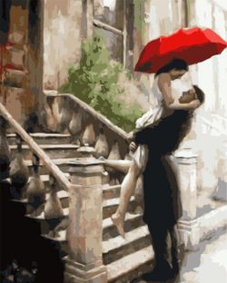 Картина для рисования по номерам 40x50 cm Долгожданная встреча 1659