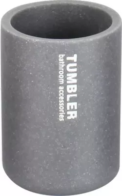 купить Стакан для зубных щёток Bisk 07780 DAKAR gri в Кишинёве 