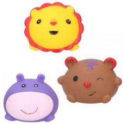 купить Игрушка Eddy Toys ED16136-3 Set 3 jucarii de baie , Hipopotam, Leu, Ursulet в Кишинёве