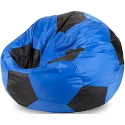 cumpără Fotoliu BeanBag BeanBag BM6073, Scaun cu bilă Oxford 300D, L, albastru cu negru în Chișinău 