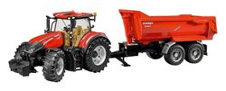 Tractor Case Optum 300CVX cu remorcă Krampe Tandem, cod 42294