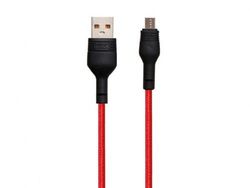 Micro-USB Cable XO, Brainded, NB55, Red