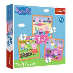 cumpără Puzzle Trefl 34852 Puzzles 3in1 Peppa Pig în Chișinău 