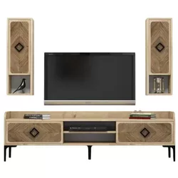 купить Тумба напольная для TV Trendy Samba, Stejar 180x52x35cm в Кишинёве 
