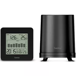 cumpără Stație meteorologică Hama 222220 Mykonos Weather Station with Pluviometer / Outdoor Sensor, Radio, Alarm C în Chișinău 