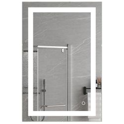 купить Зеркало для ванной Uniplast LM-111.6080 LED 6000K (dreptunghiulara cu janta) 60x80 cm в Кишинёве 