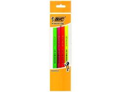 Набор карандашей простых 4шт BIC FLUO Evolution
