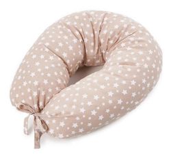 cumpără Pernă pentru gravide și mame care alăptează Veres VR 301.09 Подушка для кормления Smiling animals beige (165x70) în Chișinău 