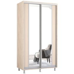 купить Шкаф Mobildor-Lux Aron-S uși glisante din PAL cu oglindă vertical (110x60x230H cm) Sonoma в Кишинёве 