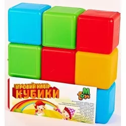 купить Игрушка M-Toys 13015 Cuburi Colorate 9 buc. в Кишинёве 