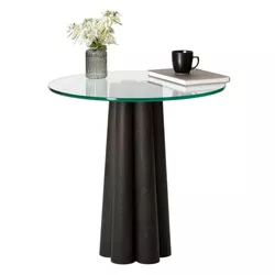 cumpără Măsuţă cafea Trendy Thales, Negru, Transparent în Chișinău 