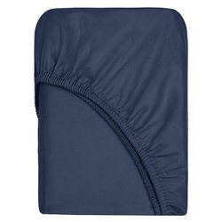 cumpără Textile de casă Askona Простынь 160x200 Home Navy Blue în Chișinău 