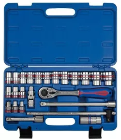 cumpără Set de unelte de mână King Tony ST4028SR набор 1/2" торцевых головок дюймовые 12 гран.и принадлежностей, 24 пр. în Chișinău 