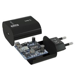 Wall Charger Cellularline, Type-C, 25W, Black