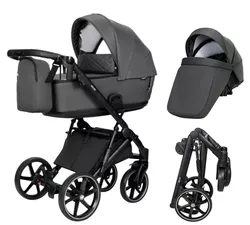 cumpără Сărucior pentru copii Angelina Carucior 2in1 Velio Lux Graphite Grey VL-33 în Chișinău 
