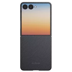 купить Чехол для смартфона Pitaka Edge Samsung Galaxy Z Flip 8 Black/Grey 01 (FBFLIP8) в Кишинёве 