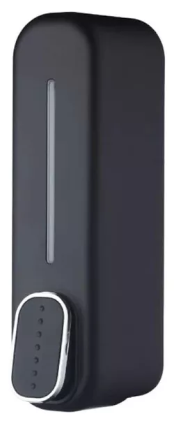 cumpără Dozator săpun Bisk 08072 de perete G4 350ml, negru în Chișinău 