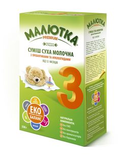 Молочная смесь Малютка 3 Premium (12+ мес), 350г