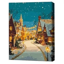 купить Картина по номерам BrushMe BS54516 40x50cm (în cutie) Clopoțelul Crăciunului в Кишинёве 