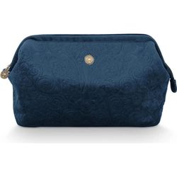 купить Несессер/косметичка Pip Studio 51.274.217 Cooper Cosmetic Purse Extra Large Velvet Quiltey Days Blue 30x13.8x20.7cm в Кишинёве 